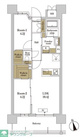 RJRプレシア川口の物件間取画像